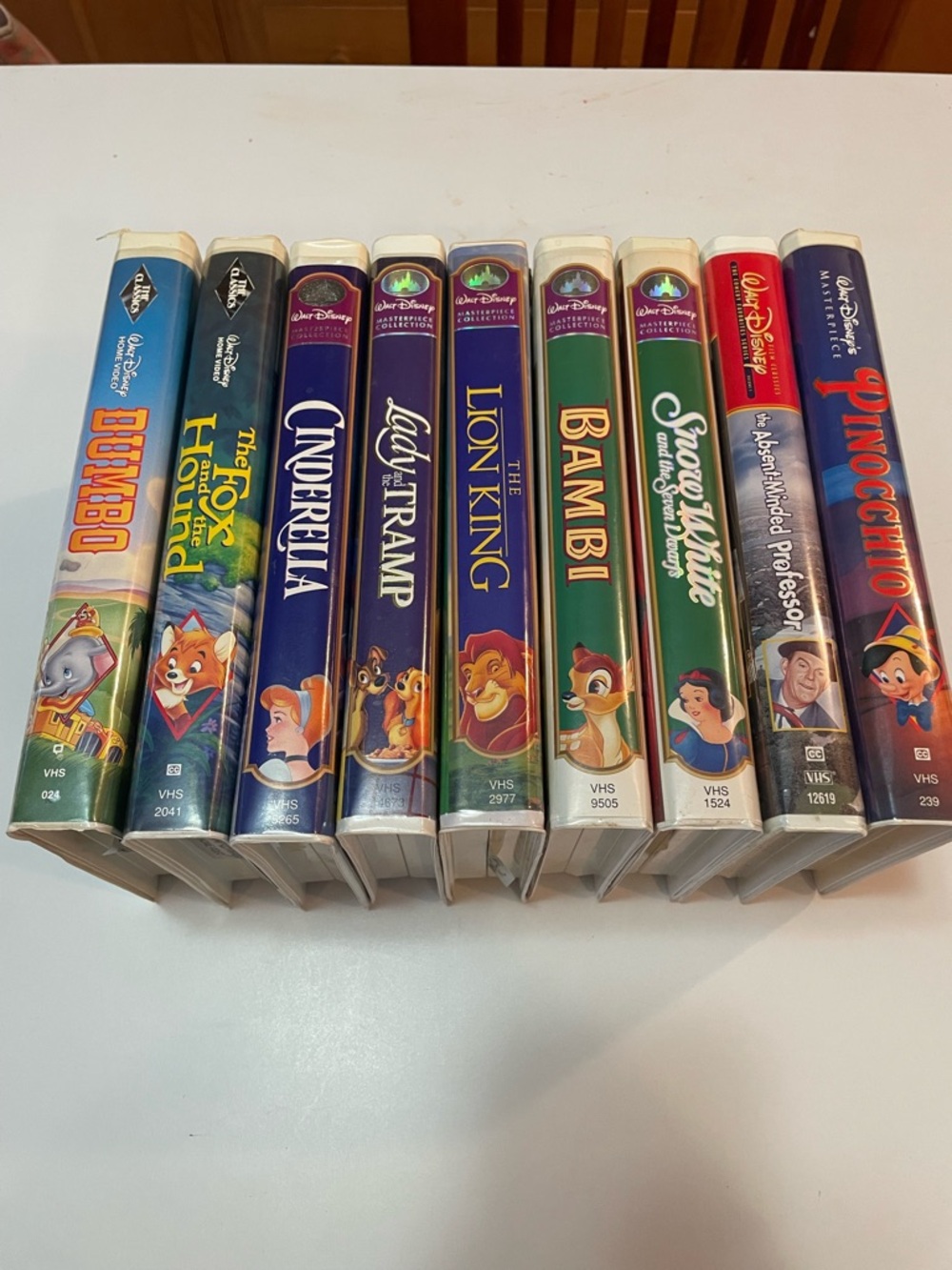 Walt Disney VHS Tapes